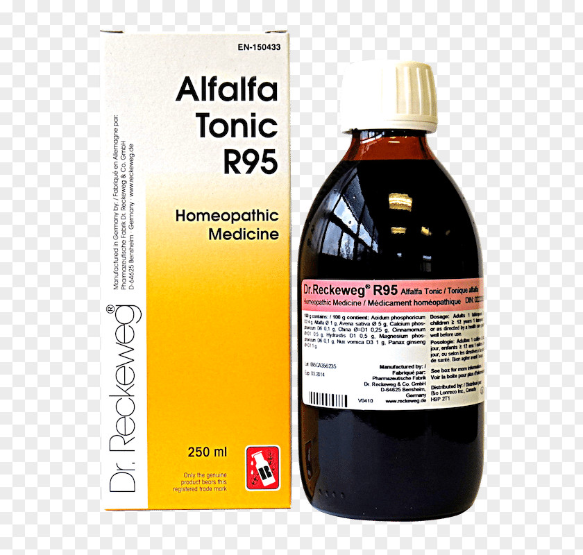 Alfalfa Pharmazeutische Fabrik Dr. Reckeweg & Co. GmbH Tonic Water Homeopathy Health PNG