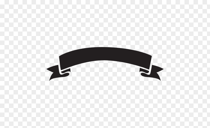 BLACK RIBBON Symbol Logo PNG