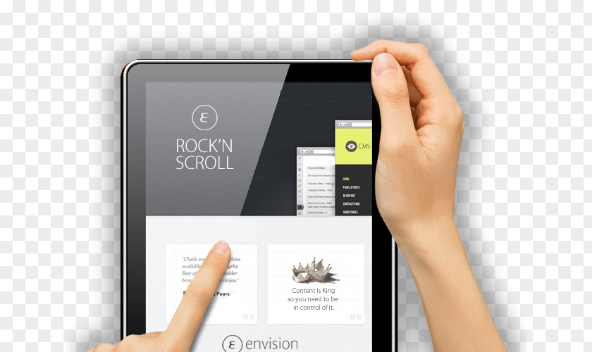 Creative Scrolls Responsive Web Design Infographic Multimedia PNG