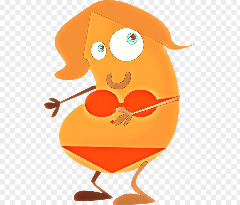 Fictional Character Animated Cartoon Orange PNG