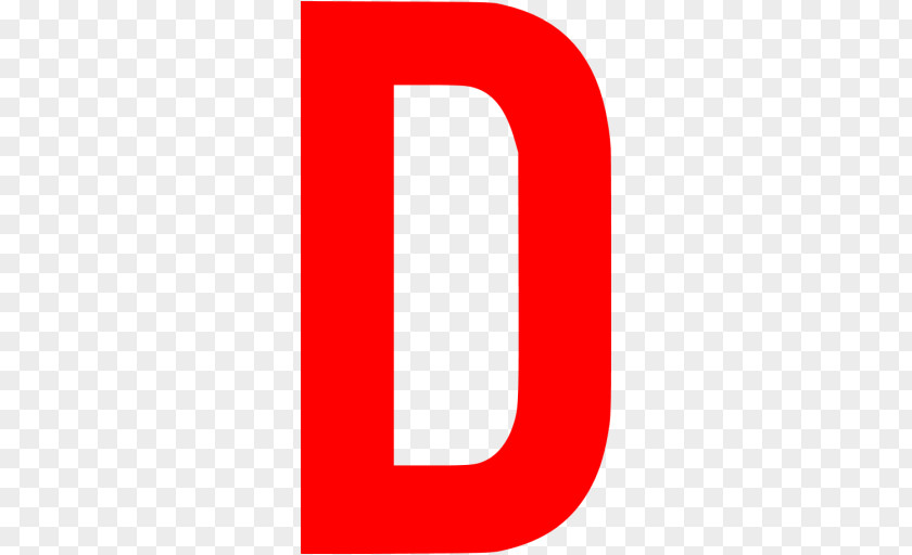 Letter D Brand Logo Red Pattern PNG