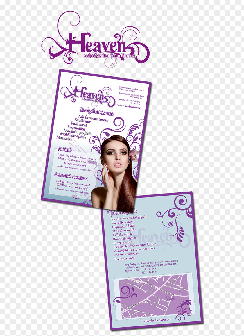 Beauty Parlour Hair Coloring Advertising Brand PNG