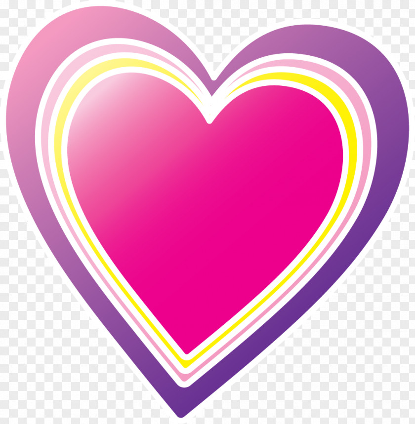 Heart Pattern Clip Art Valentine's Day Line Pink M PNG