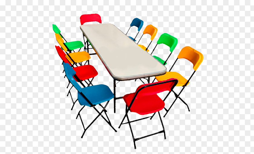 Table Plastic Folding Chair Plank PNG