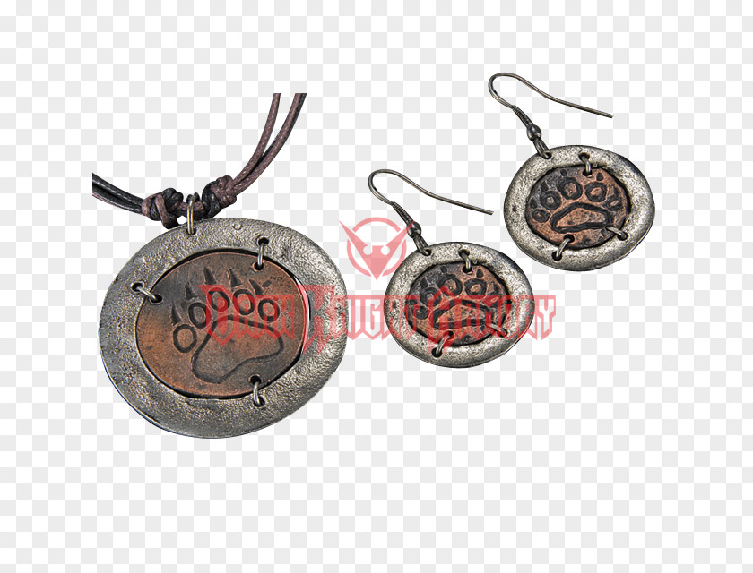 Bear Claw American Black Earring Locket PNG