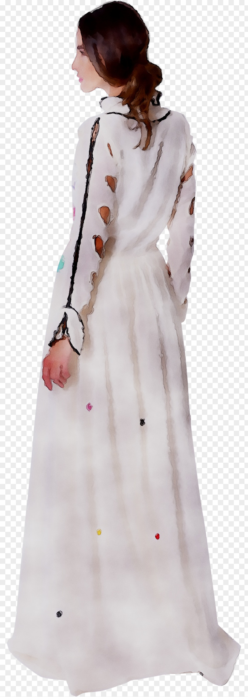 Costume Design Sleeve Dress Pattern PNG