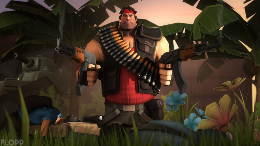 Rambo Team Fortress 2 Rambo: The Video Game Counter-Strike: Global Offensive Source Filmmaker PNG
