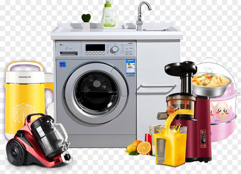 Digital Appliances Physical Products Washing Machine Home Appliance Computer File PNG