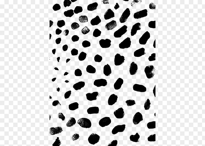Leopard Print Black And White Polka Dot Pattern PNG