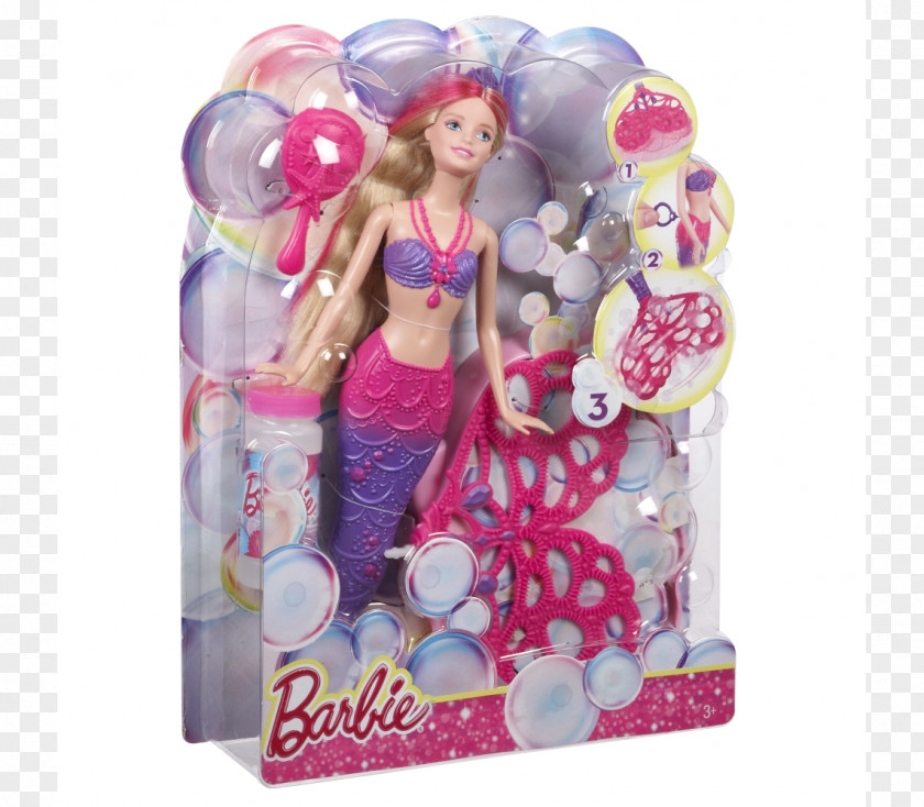 Barbie Cher Doll Toy Mermaid PNG