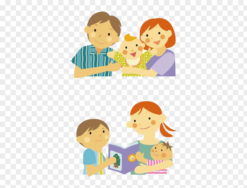 Parents And Children Play Child Parent Illustration PNG