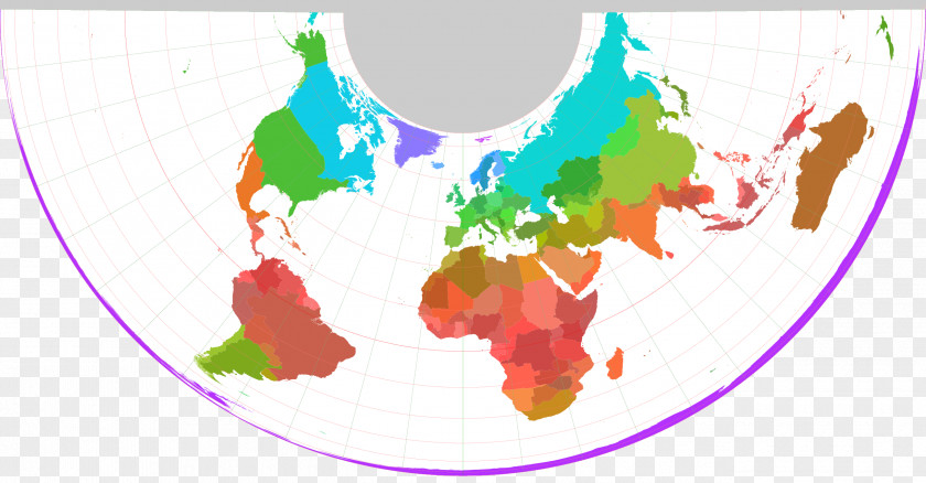 World Map Albers Projection Lambert Conformal Conic Cone PNG