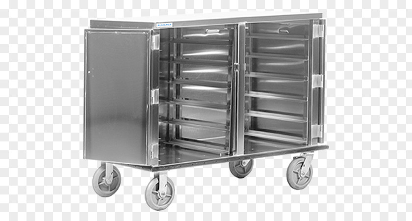 Food Tray Stainless Steel Cart PNG