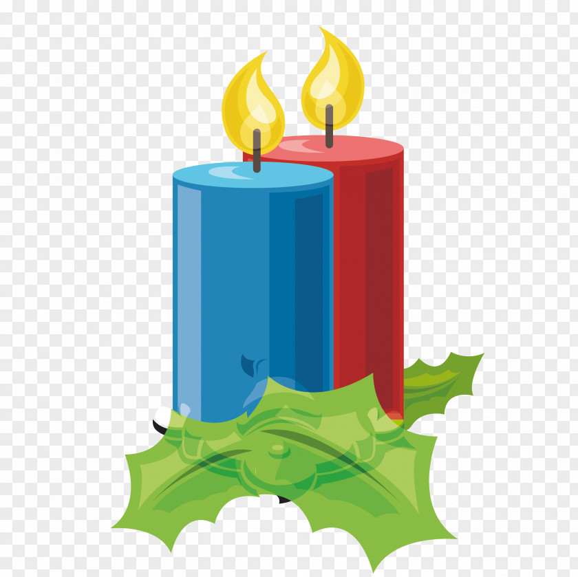 Leaves Candle PNG