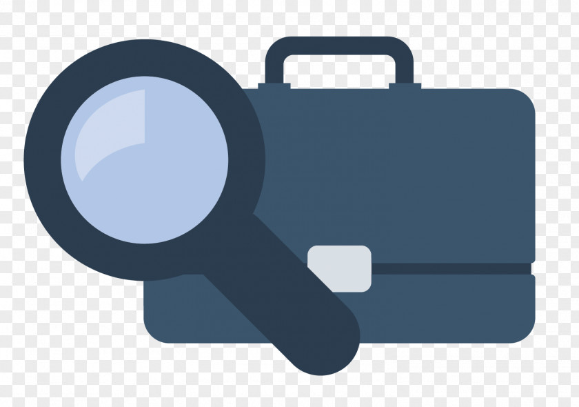 Vector Magnifying Glass Material Briefcase Megaphone Technology Brand PNG