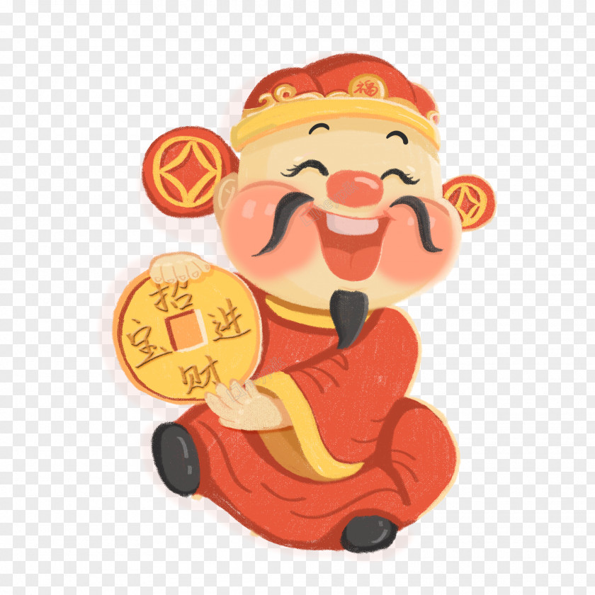 Cartoon Figurine Chinese New Year Red Envelope PNG