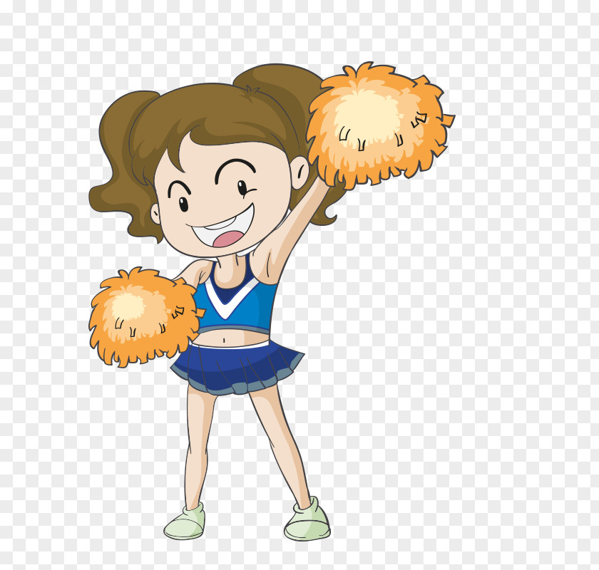 Cheerleaders Cheerleading Cartoon Royalty-free Illustration PNG