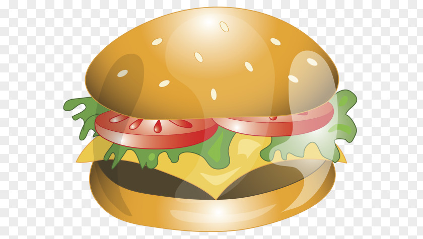 Cheeseburger Hamburger Fast Food Veggie Burger PNG