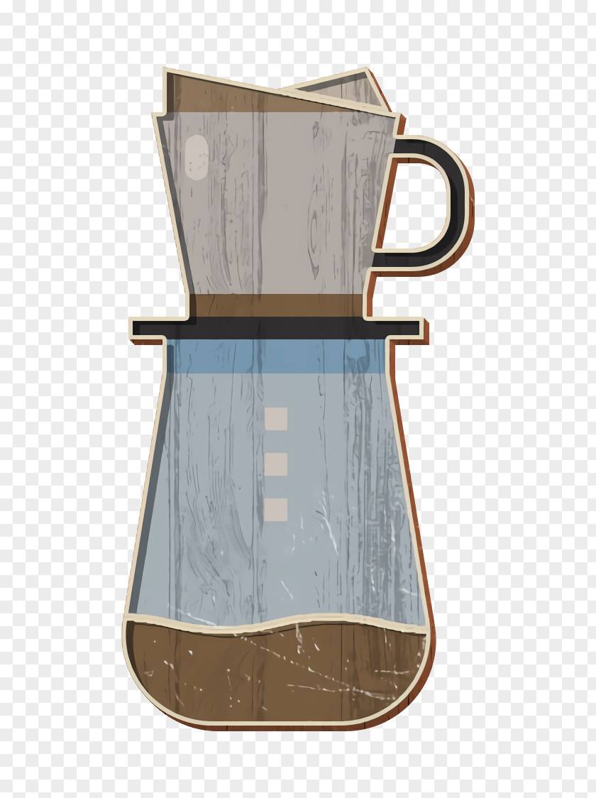 Dripper Icon Filter Coffee Shop PNG