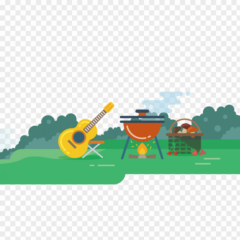 Grass Field Barbecue Picnic Vector Graphics Food Party PNG