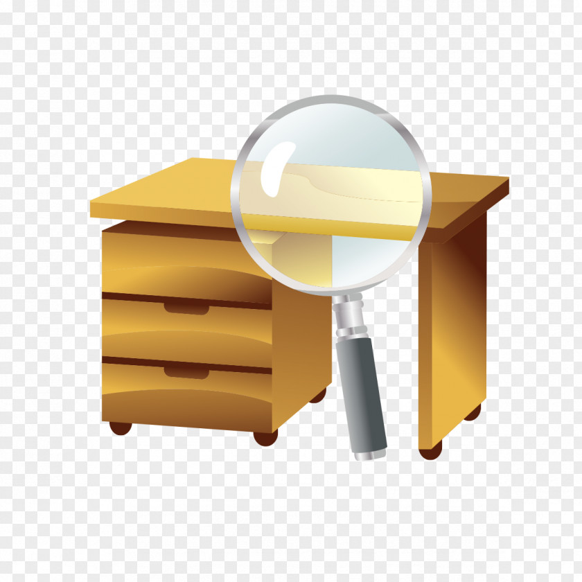 Magnifying Glass And Table Design Office AMC Removals UK Ltd Icon PNG