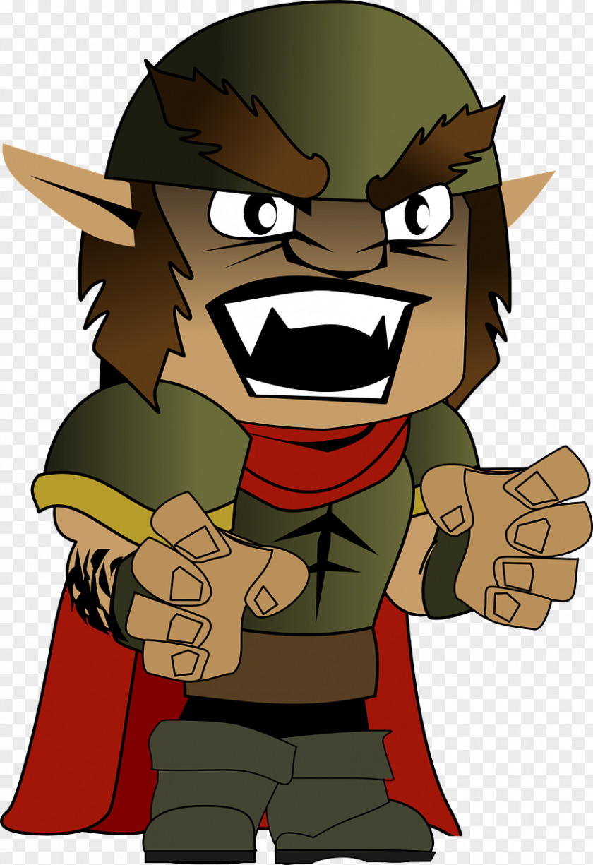 Orc Terror Clip Art PNG