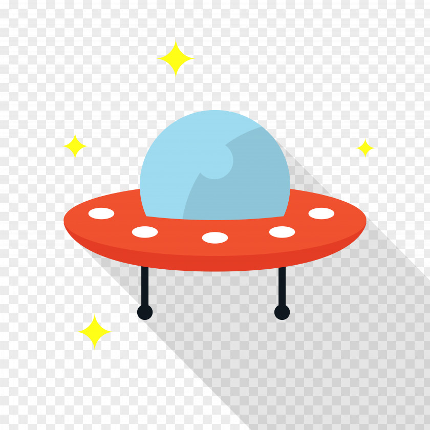 Vector UFO Unidentified Flying Object Paper PNG