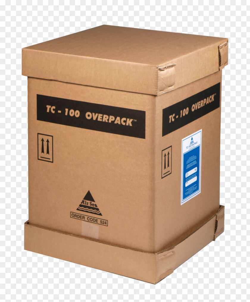 Box Packaging And Labeling Dry Ice Transport Shipping Container PNG