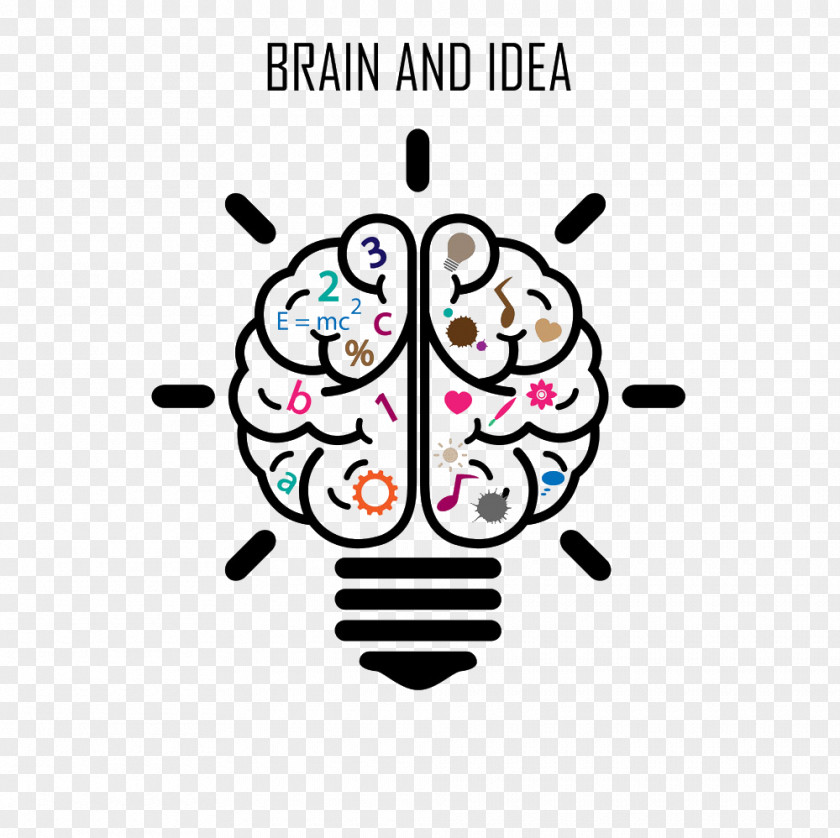 Creative Bulb Idea Creativity Brain Clip Art PNG