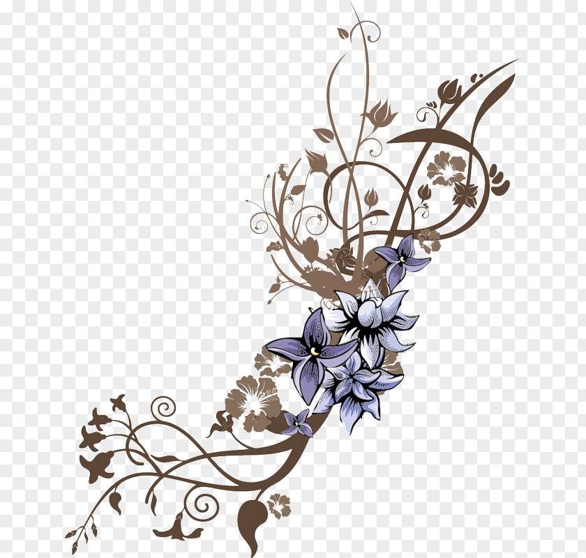 Design Floral Ping PNG