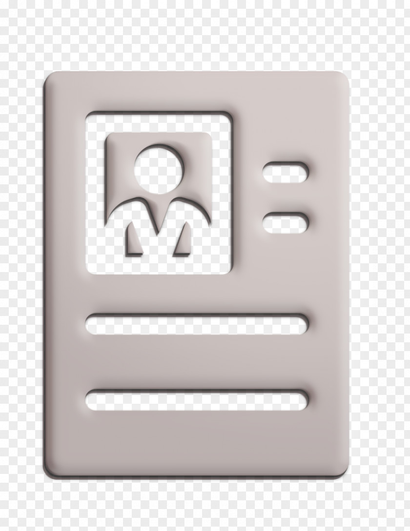 Filled Management Elements Icon Portfolio Resume PNG