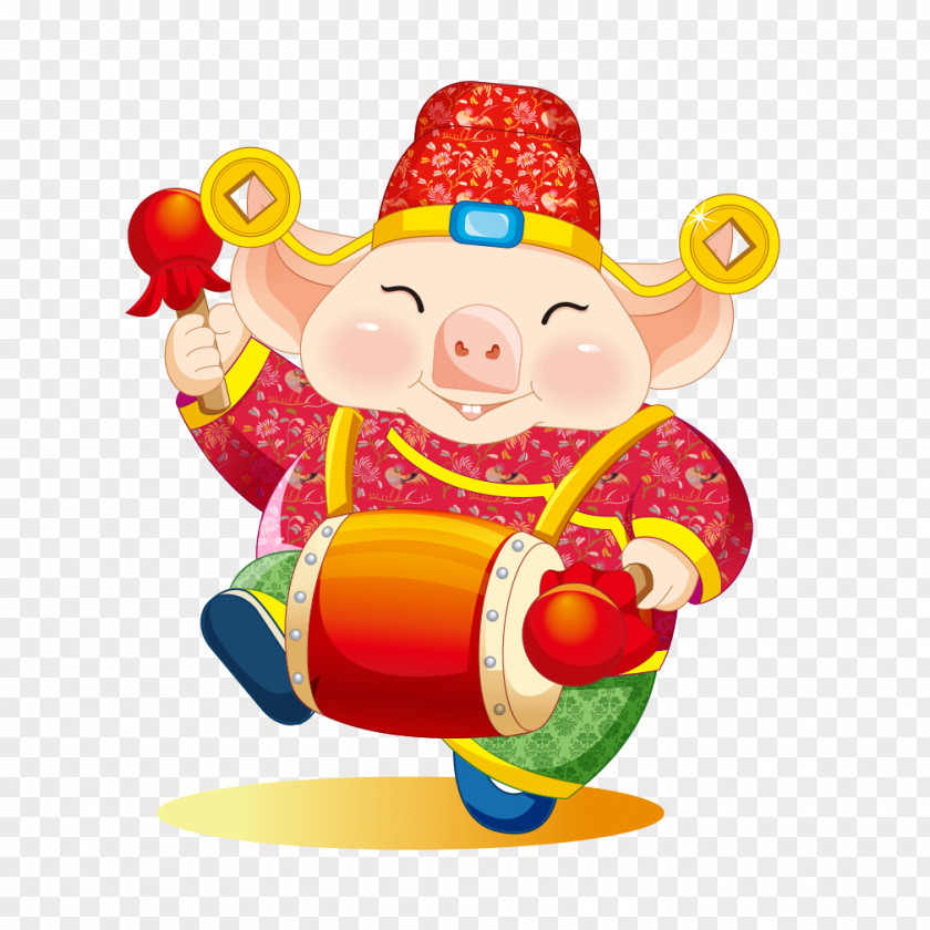 Lucky Pig Chinese Zodiac New Year Domestic PNG