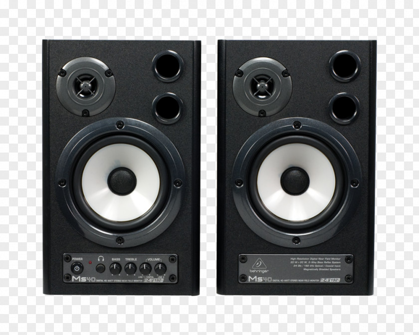 Studio Monitors Monitor Loudspeaker Behringer Recording Tweeter PNG