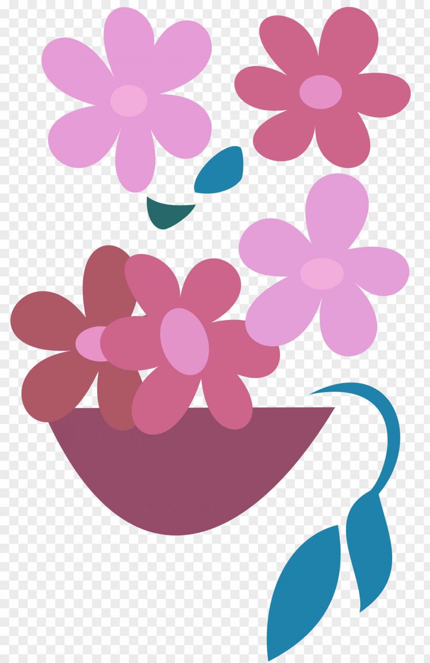 Hanging Flower Floral Design Lilac Violet PNG
