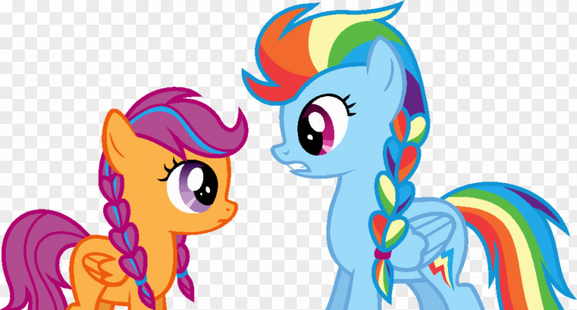 My Little Pony Rainbow Dash Scootaloo Hairstyle PNG