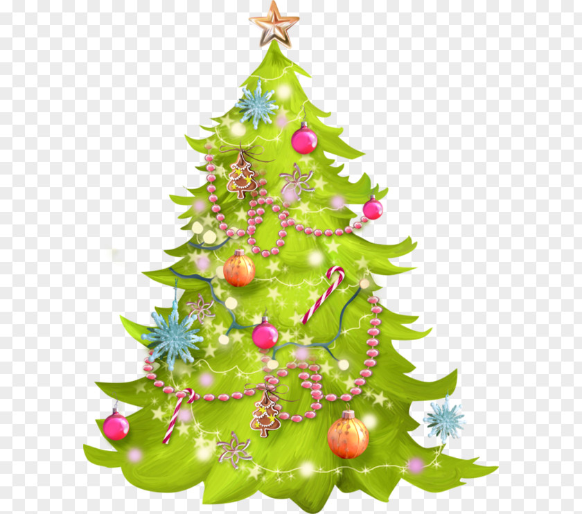 Christmas Tree Santa Claus Ornament Fir PNG