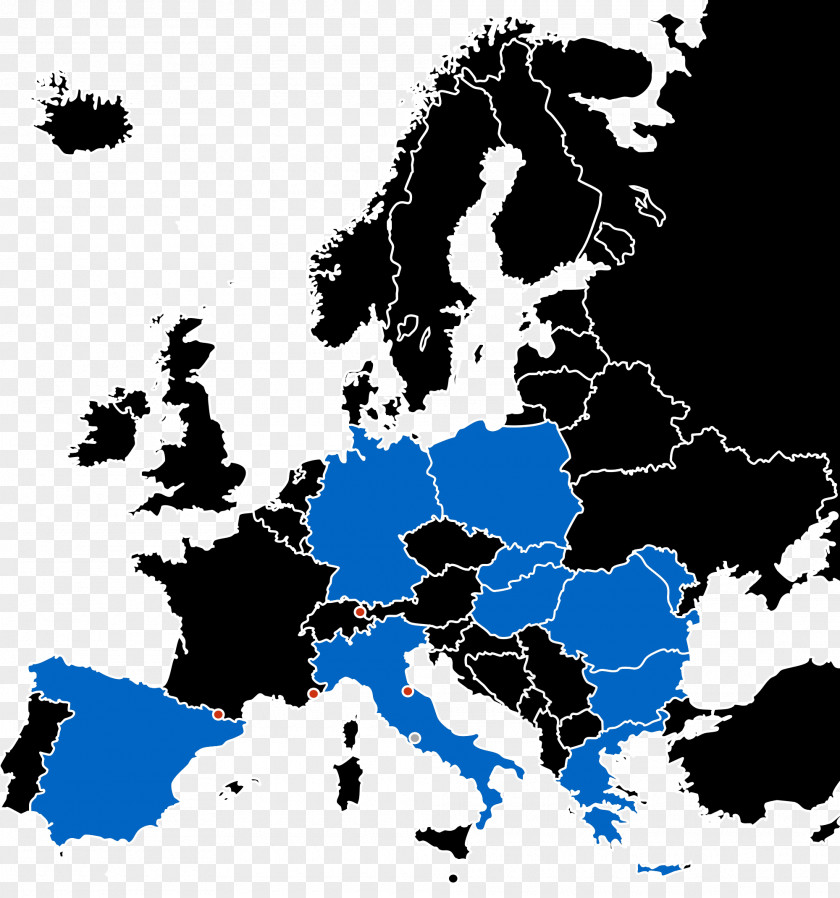 Europe Map Blank Mapa Polityczna PNG