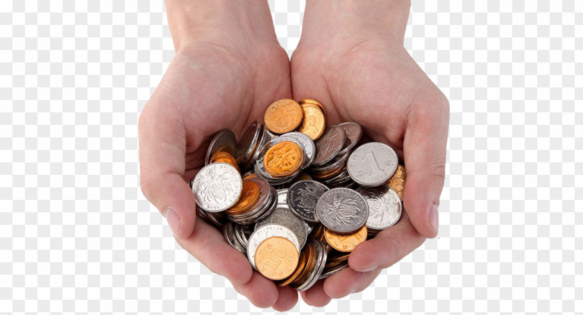 Hands Holding Coins Image Coin Money PNG