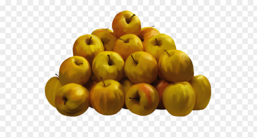 Bunch Of Yellow Apples Apple Juice Fruit Auglis PNG