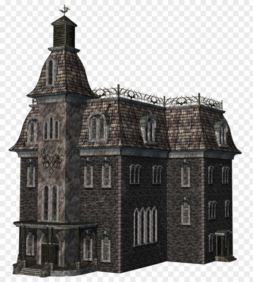 Church Haunted House Building PNG