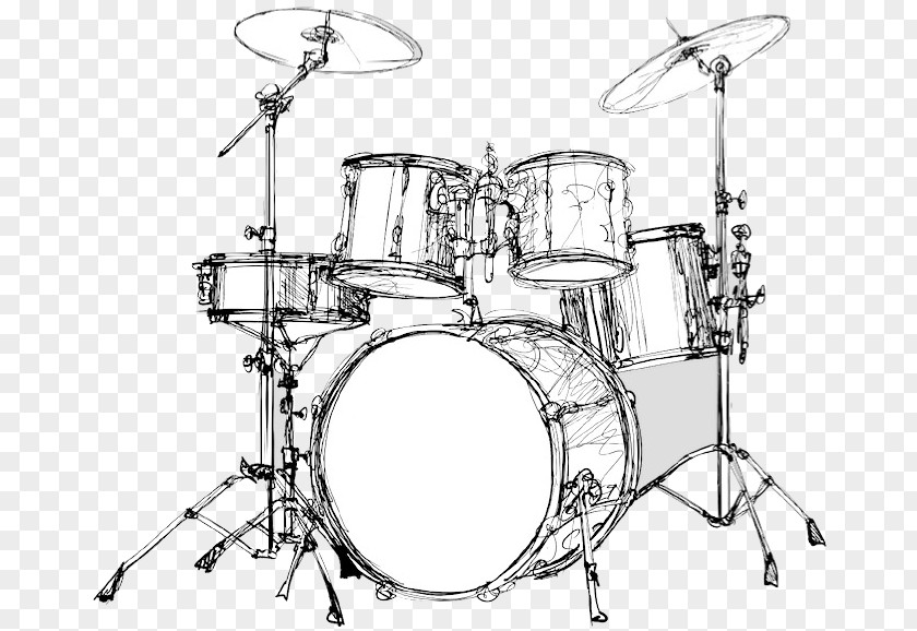 Drums Drawing PNG