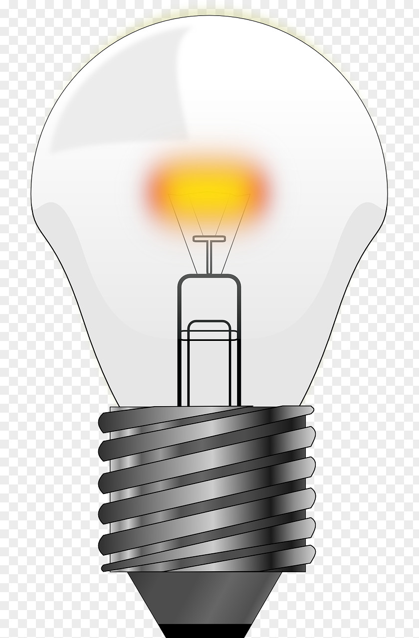 Electric Light Incandescent Bulb Lighting Clip Art PNG