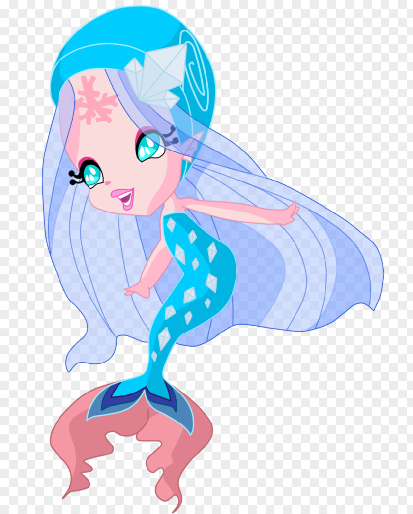 Pixie Selkie Art Illustration Mermaid Design PNG