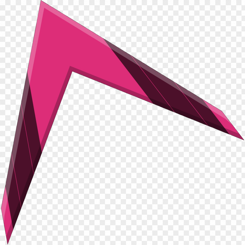 Triangle Product Design Pink M Font PNG