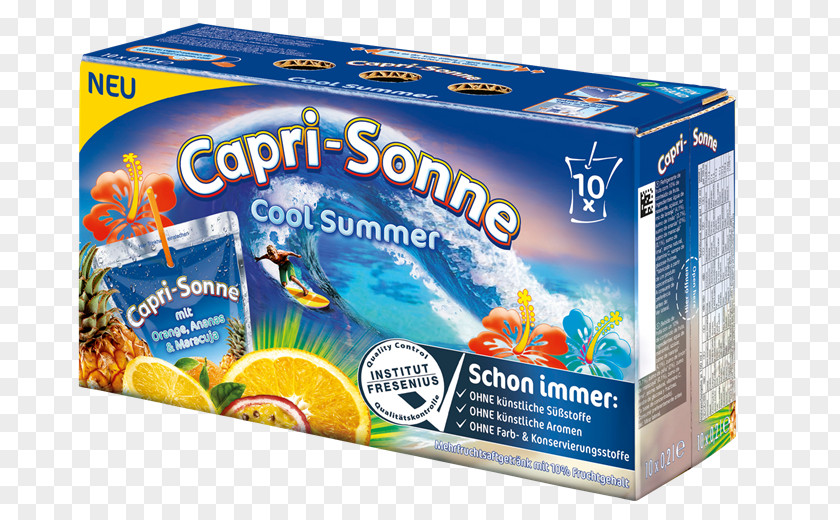 Water Capri-Sonne Cherry Capri Sun WILD Flavors Multivitamin 10-p PNG