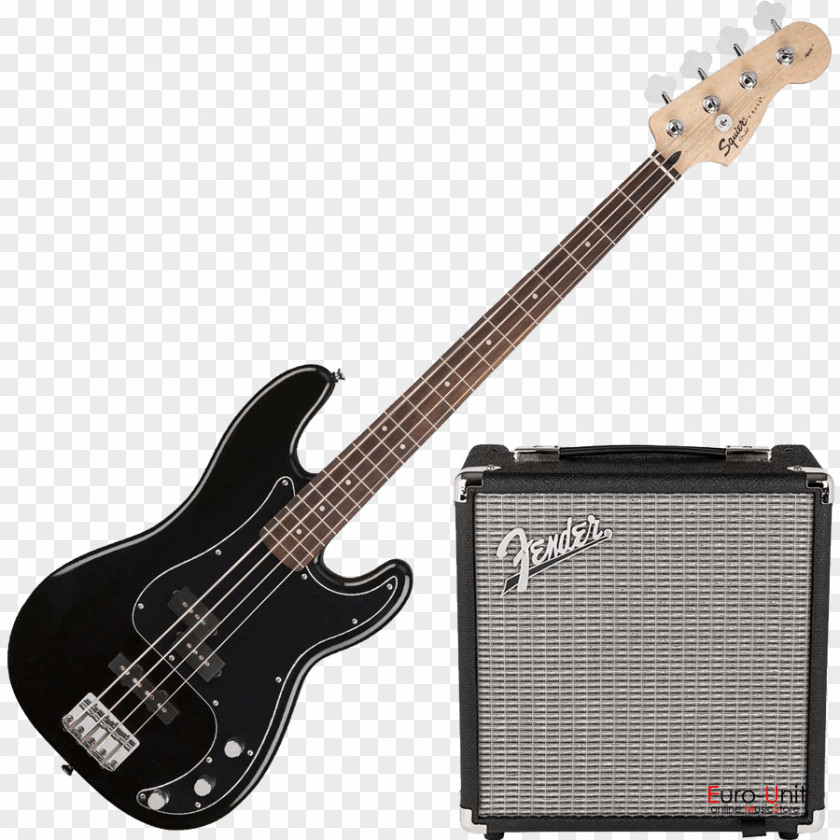 Bass Guitar Squier Affinity Series Precision PJ Fender Electric PNG