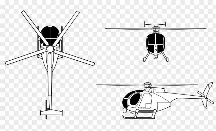 Helicopter MD Helicopters MH-6 Little Bird Boeing AH-6 Hughes OH-6 Cayuse McDonnell Douglas 500 Defender PNG