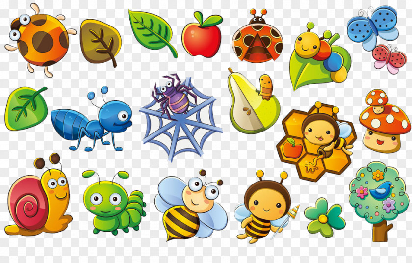 Insects Insect Ant Cartoon Apis Florea PNG