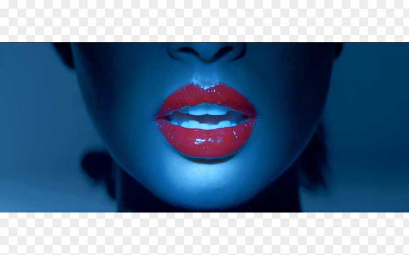 Kelly Clarkson Electric Blue Cobalt Lip Mouth PNG