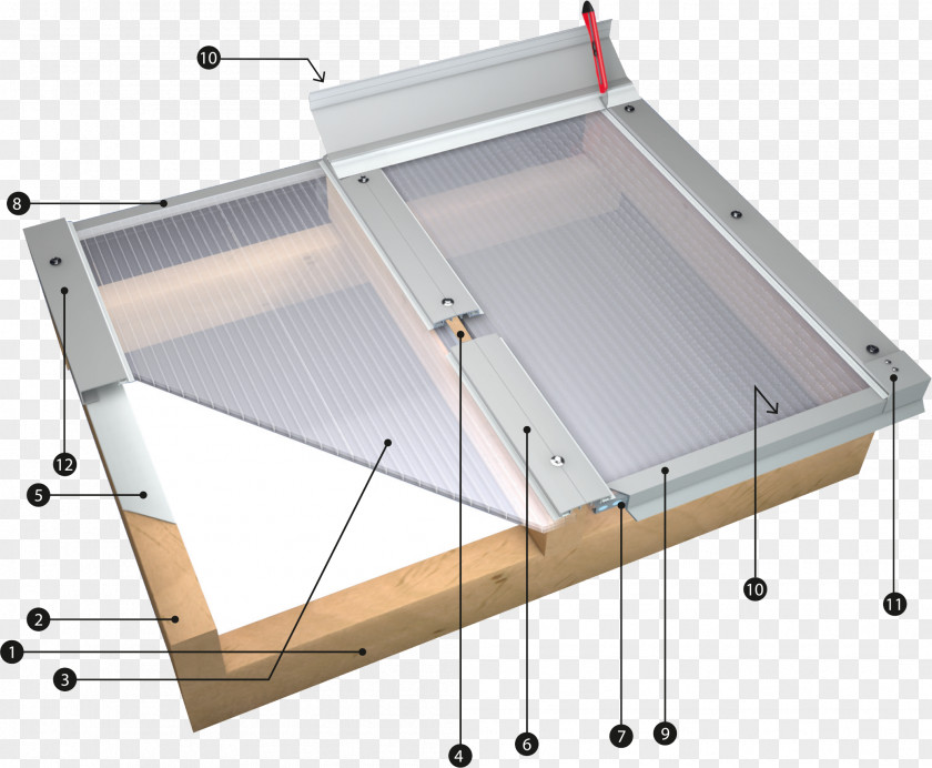 Lichtplatte Polycarbonate Roof Material PNG